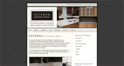 Desktop Screenshot of estebankitchenbath.net